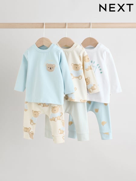 Blue Bear Baby Tops and Leggings 6 Piece Set (E81346) | € 43 - € 45