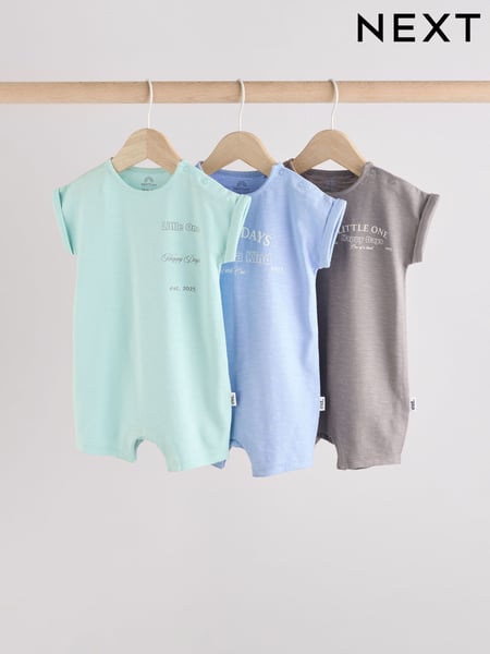 Blue Baby Rompers 3 Pack (E81373) | € 23 - € 28