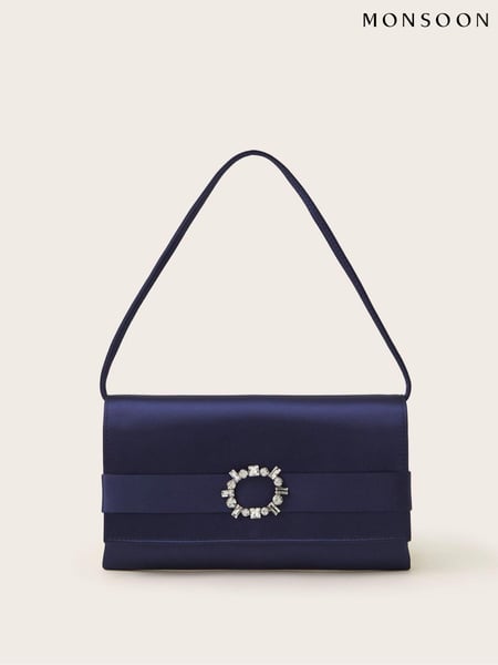 Monsoon Blue Selma Satin Clutch (E83544) | € 35