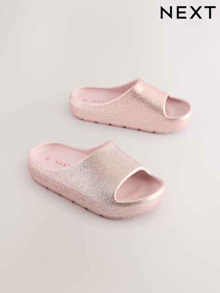 Rose Gold Glitter Chunky Sliders (E84234) | € 16 - € 20