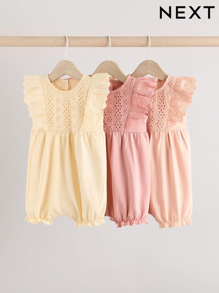 Neutral Baby Bloomer Rompers 3 Pack (E84779) | € 26 - € 31