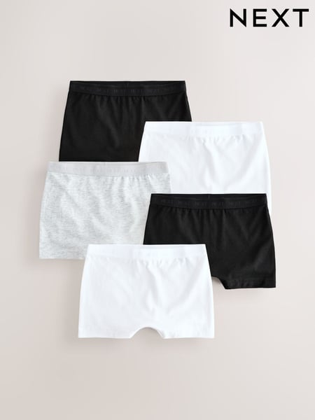 Black & White Short Briefs 5 Pack (2-16yrs) (E87079) | € 17 - € 26