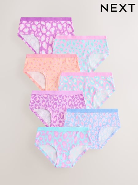 Lilac/Teal Hipster Briefs 7 Pack (2-16yrs) (E87093) | € 16 - € 22