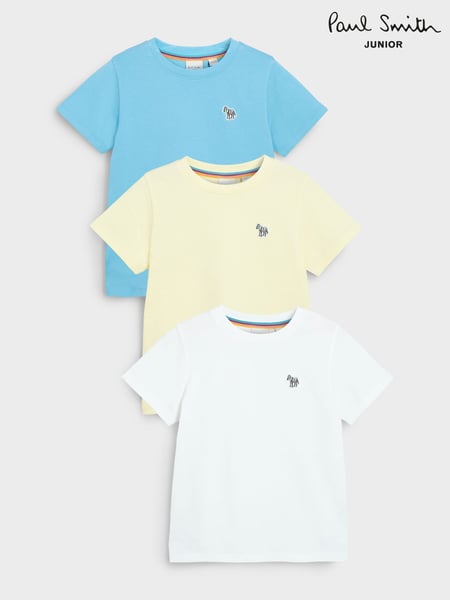 Paul Smith Junior Boys Signature T-Shirts 3 Pack (E87972) | € 50