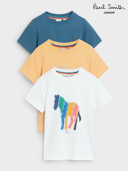 Paul Smith Junior Boys Signature T-Shirts 3 Pack (E87973) | € 53