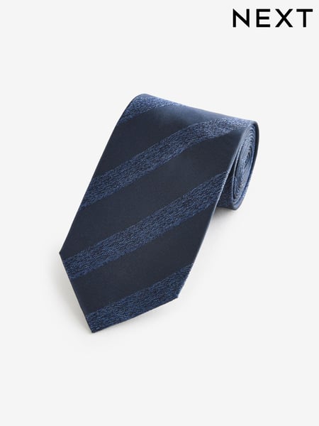 Blue Tonal Stripe Silk Design Tie (E88009) | € 16