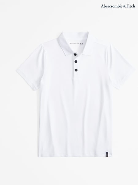 Abercrombie & Fitch White Polo Shirt (E89139) | € 37 - € 41