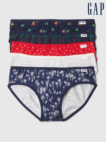 Gap Navy Blue Bikini Briefs 5 Pack (4-13yrs) (E89159) | € 31