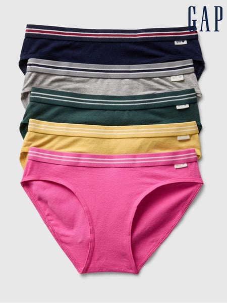 Gap Yellow Bikini Briefs 5 Pack (4-13yrs) (E89160) | € 31