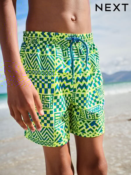 Gelb - Printed Swim Shorts (3-16yrs) (E90236) | 11 € - 20 €
