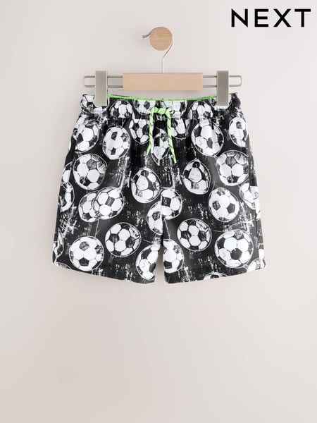 Schwarz/Weiß - Printed Swim Shorts (3-16yrs) (E90239) | 11 € - 20 €