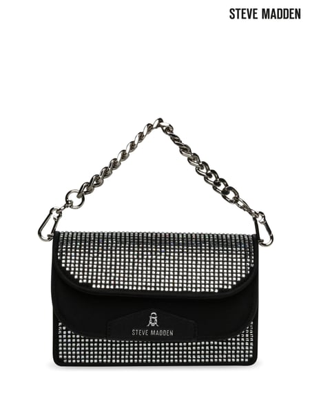 Steve Madden Baliza Rhinestone Cross-Body Black Bag (E92597) | € 218