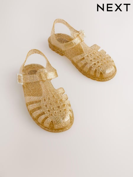 Gold Glitter Jelly Sandals (E92872) | € 16 - € 20
