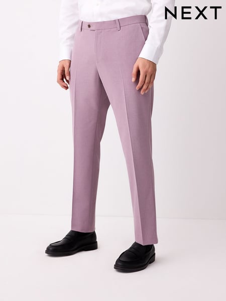 Pink Slim Fit Motionflex Stretch Suit Trousers (E93186) | € 60