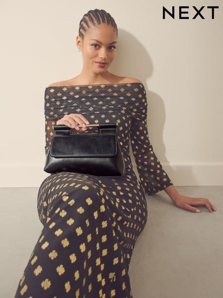 Black Handle Clutch Bag (E93286) | € 47