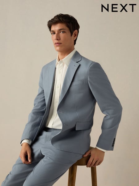 Blue Slim Fit TENCEL™ Suit Jacket (E94529) | € 148
