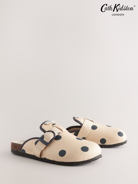 Rosa mit Tupfen - Cath Kidston Mule Slippers (E95408) | 44 €