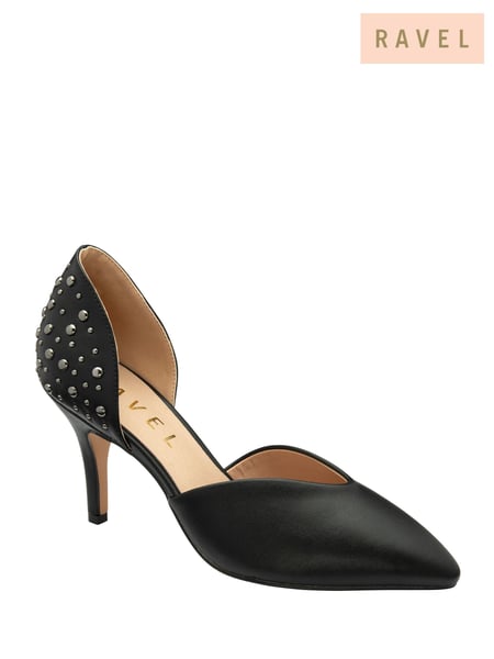 Ravel Black Pointed-Toe Court Shoes (E96406) | € 101