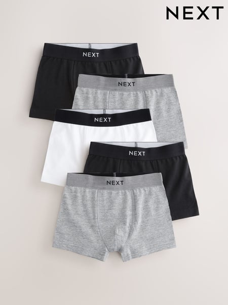 Monochrome Trunks 5 Pack (1.5-16yrs) (E98843) | € 20 - € 27