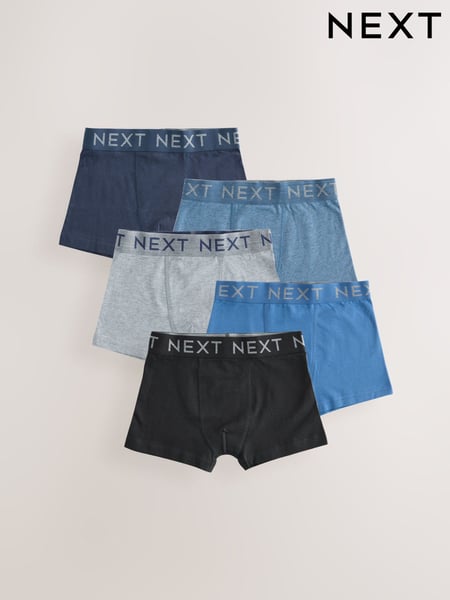 Blue/Grey Trunks 5 Pack (1.5-16yrs) (E98858) | € 20 - € 27