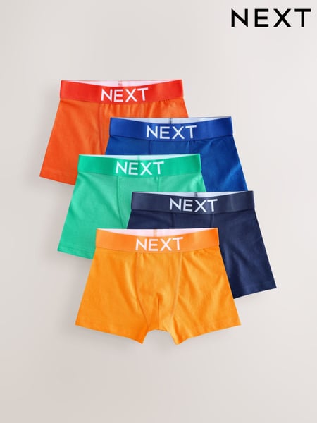 Bright Plain Trunks 5 Pack (1.5-16yrs) (E98863) | € 20 - € 27