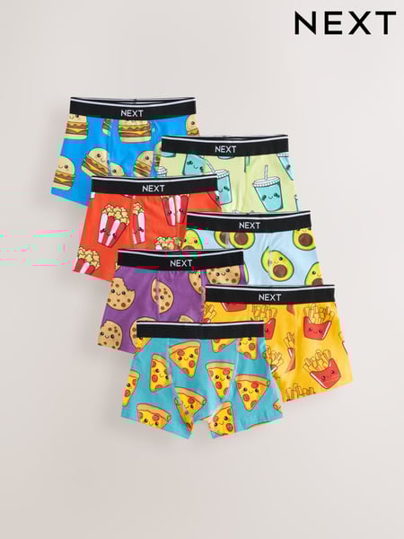 Food Print Trunks 7 Pack (2-16yrs) (E98873) | € 27 - € 34