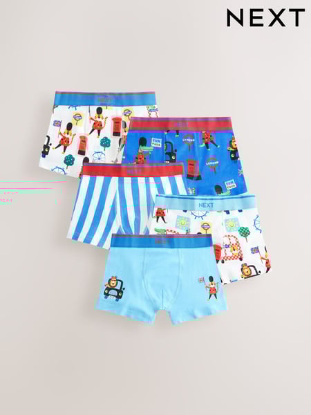 London Print Trunks 5 Pack (1.5-12yrs) (E98882) | € 20 - € 21