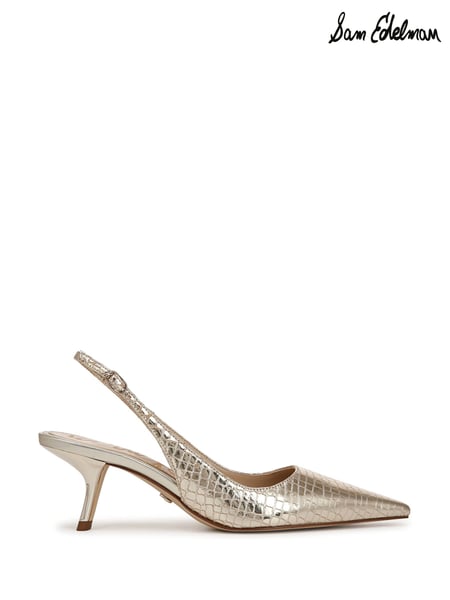 Sam Edelman Regular Fit Gold Bianka Sling Slingbacks (F00460) | € 250