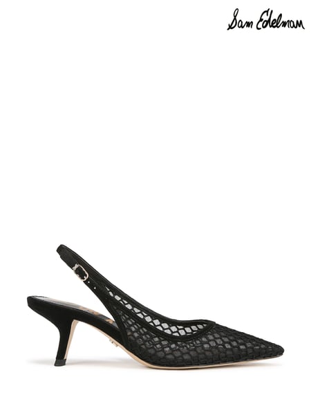 Sam Edelman Regular Fit Bianka Sling 3 Slingback Black Shoes (F00479) | € 250