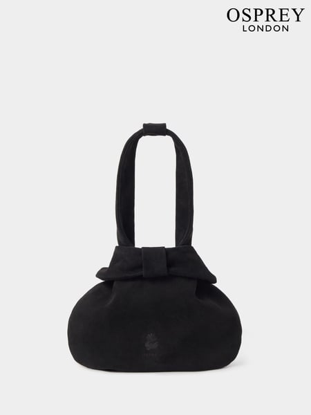 Osprey London The Suede Opera Black Bag (F03548) | € 139