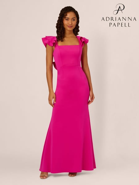 Adrianna Pink Papell Scuba Mermaid Gown (F04149) | € 310