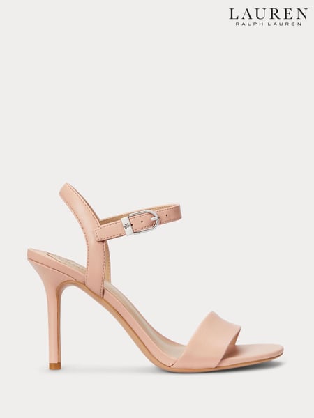 Lauren Ralph Lauren Gwen Nappa Leather Strap Heels (F04320) | € 201
