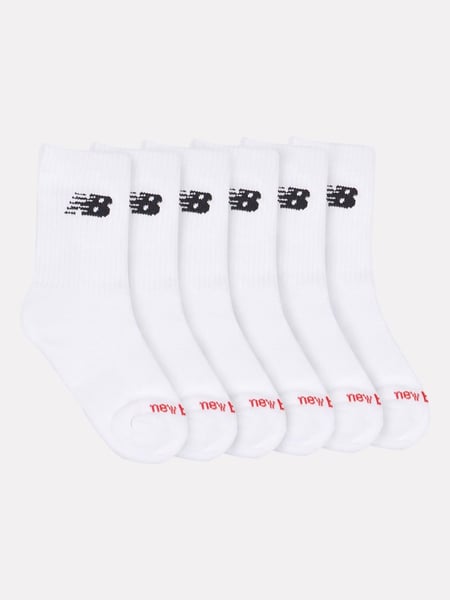 New Balance White Kids Everyday Trainer Crew Socks 3 Pack (F04345) | € 28