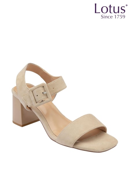 Lotus Nude Heeled Sandals (F04634) | € 109