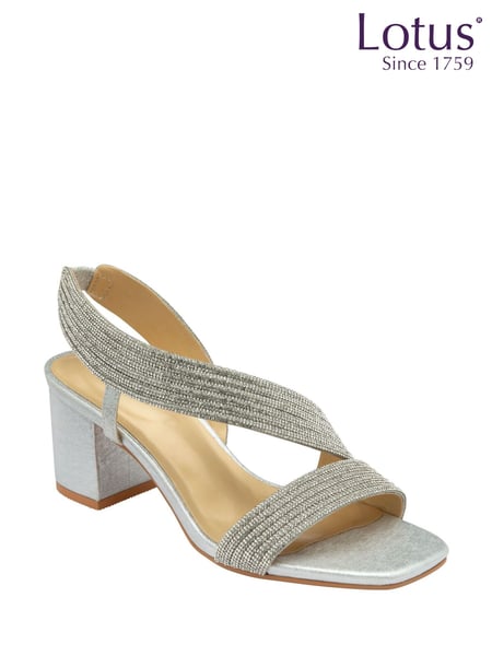 Lotus Silver Occasion Sandals (F04640) | € 109