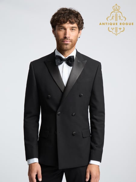 Antique Rogue Black Huxley Dinner Jacket (F04890) | € 195