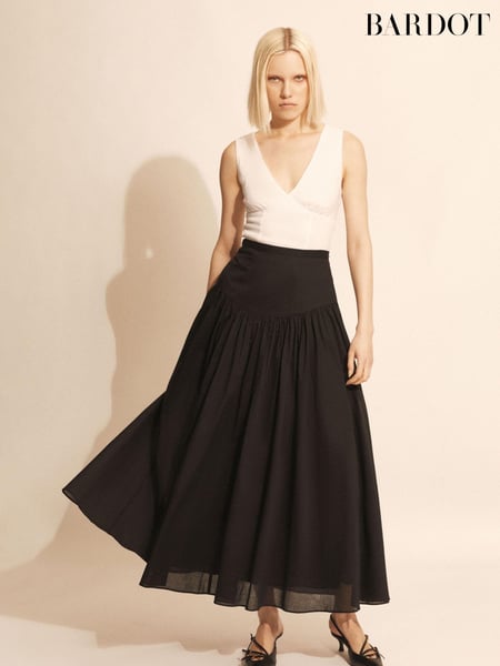 Bardot Black Amorette Maxi Skirt (F06172) | € 154