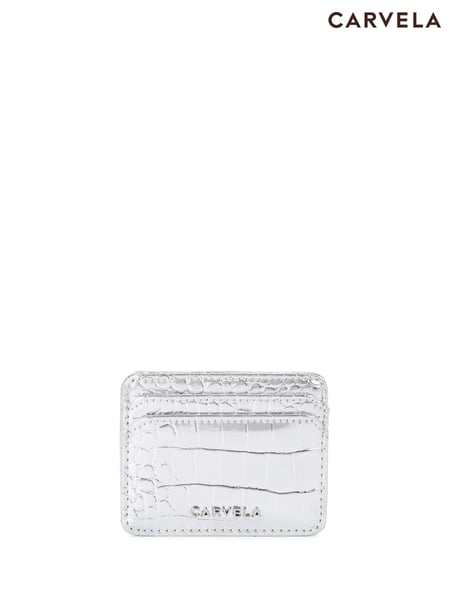 Carvela Silver Chrome Jessica Card Holder Purse (F08458) | € 61