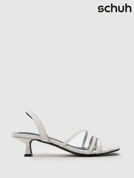 Schuh Green Steele Strappy Kitten Sandals (F11768) | € 47