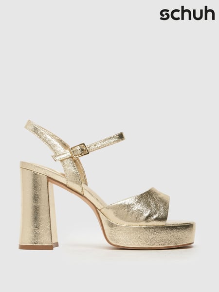 Schuh Gold Sabina Heeled Platform Shoes (F11824) | € 59