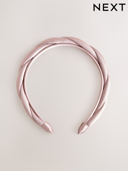 Pink Satin Twist Headband (F12024) | € 15