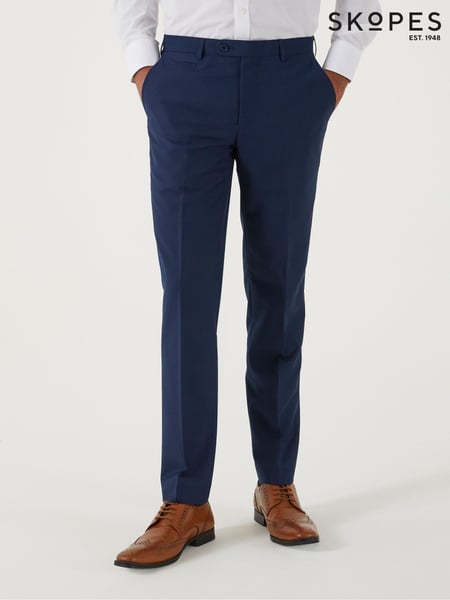 Skopes Blue Milan Tapered Fit Suit Trousers (F12670) | € 76