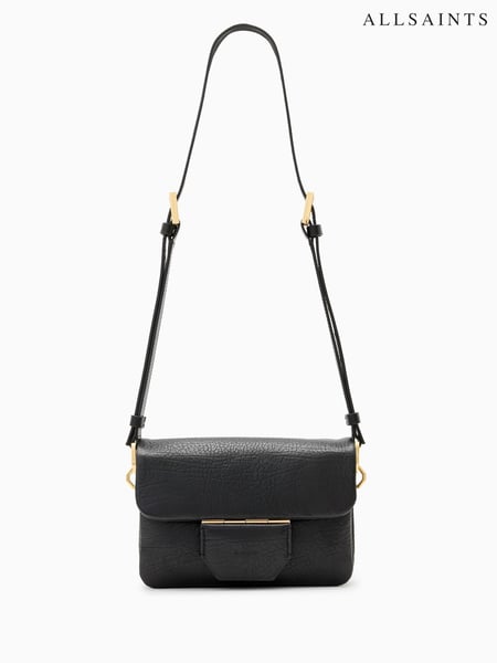 AllSaints Black Jupiter Grain Xbody Bag (F13511) | € 310