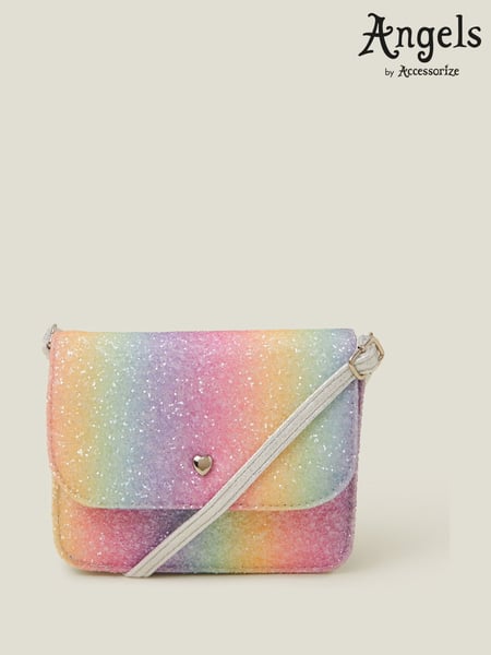 Angels By Accessorize Pink Girls Ombre Rainbow Cross-Body Bag (F13655) | € 22