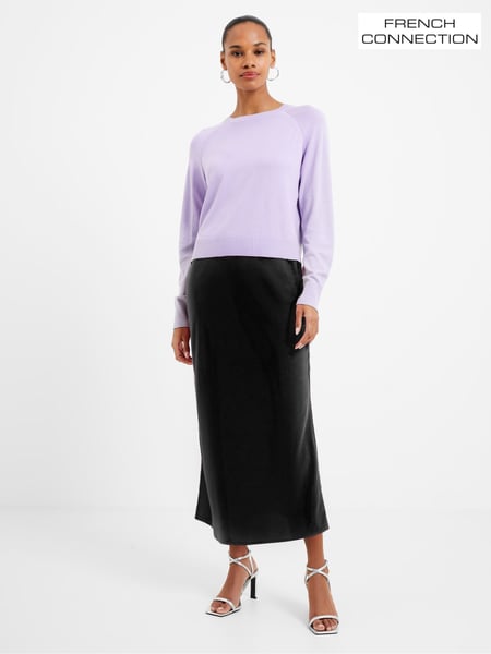French Connection Black Ennis Satin Skirt (F15024) | € 104