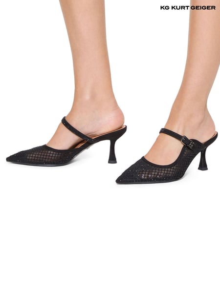 KG Kurt Geiger Chrome Aline Mule Shoes (F17634) | € 186