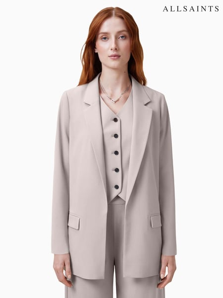 AllSaints Brown Aleida Tri Blazer (F20368) | € 264
