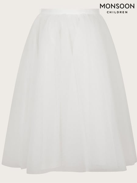 Monsoon White Anna Bridesmaid Maxi Skirt (F21115) | € 47 - € 53