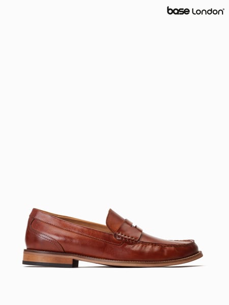 Base London Garfield Slip On Cream Loafers (F23790) | € 106