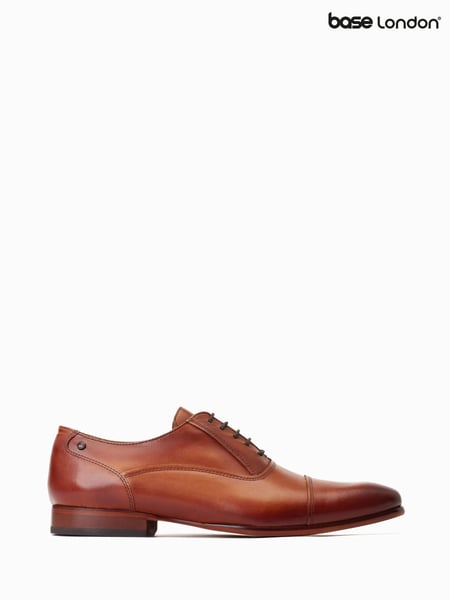 Base London Angelo Lace-Up Toe Cap Oxford Shoes (F23810) | € 98